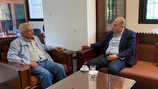 سعد يلتقي رئيس مركز الضمان الاجتماعي في صيدا محمد خليفة