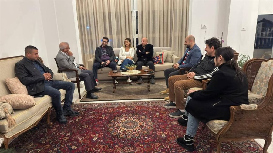 سعد يطّلع على تحضيرات الاحتفال بعيد الميلاد , ويلتقي وفدًا من مؤسسة (شاهد) و"جمعية المساعدات النرويجية"