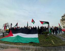 وقفة تضامنية مع فلسطين وأبطالها في صيدا