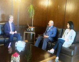 سفير الباكستان في لبنان يزور صيدا ويلتقي رئيس "غرفة التجارة "محمد صالح .