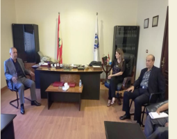 محافظ النبطية بالتكليف الدكتورة الترك تلتقي فقيه وصالح ل"تهنئتها بمنصبها الجديد"