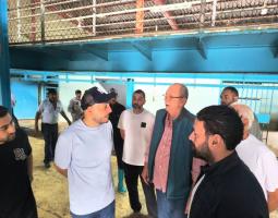 المرشح لرئاسة بلدية صيدا عمر مرجان وعدد من أعضاء اللائحة يتفقدون مسلخ المدينة