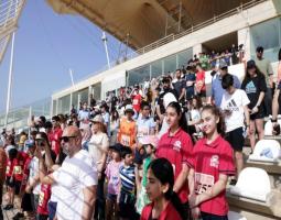الحريري ترعى بطولة الجنوب المدرسية لألعاب القوى بمشاركة 500 طالب
