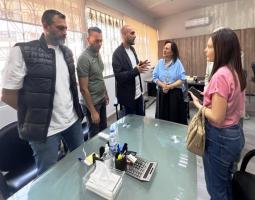 الصيدلي عمر مرجان زار "جمعية المواساة" والتقى الانصاري واطلع على الأنشطة التي تقدمها