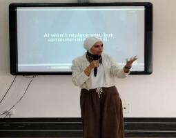 ورشة عمل في "جمعية رعاية اليتيم"-صيدا حول "التعليم عبر أدوات الذكاء الإصطناعي التوليدي".