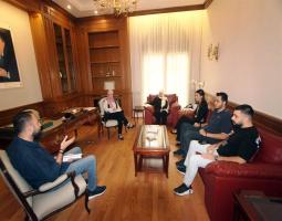 الحريري التقت صالح ورؤساء بلديات ووفدين من سائقي الشاحنات و