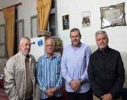 وفد من "حزب الله" زار البطل الصيداوي حسني توتنجي مهنئا