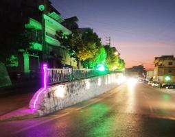 بلدية حارة صيدا تنظم  ورشة نشطة لاعادة تأهيل المستديرات وانارة معالمها كافة