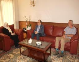 السيدة بهية الحريري تلتقي د.عبد الرحمن البزري