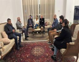 سعد يطّلع على تحضيرات الاحتفال بعيد الميلاد , ويلتقي وفدًا من مؤسسة (شاهد) و"جمعية المساعدات النرويجية"