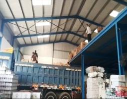 22 طن من الملوخية اليابسة المنتهية الصلاحية في مستودع لبيع المواد الغذائية في الغازية