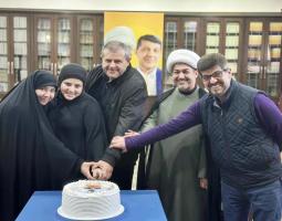 الشيخ النابلسي يُكرّم أم البنين زيد ضاهر في "مجمّع السيدة الزهراء" صيدا