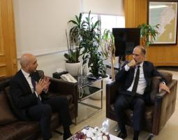 وزير الأشغال العامة والنقل يبحث مع عمر مرجان تفعيل مشاريع صيدا