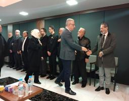 الحريري تعزّي المونسنيور عبدو أبو كسم بوفاة والده وحركة أمل وكشافة الرسالة بوفاة الحاج حسن حمدان
