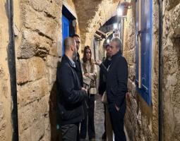 "جمعية محمد زيدان" تستضيف حجازي ووفد بلدية صيدا في جولة لتفقد مشاريع الترميم والإنارة في المدينة القديمة