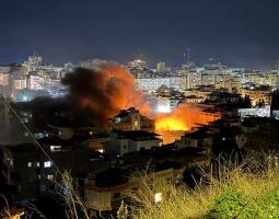 غارة اسرائيلية على حارة صيدا