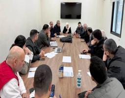 الحريري تتابع مع سوسان وضو تداعيات  الحرب واحتياجات النازحين وتتفقد غرفة عمليات خلية الأزمة