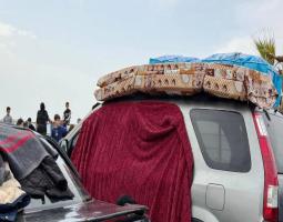 البدء بنصب" خيم" في صيدا تنفيذا لخطة عدم بقاء اي نازح على الطريق دون مأوى في المدينة