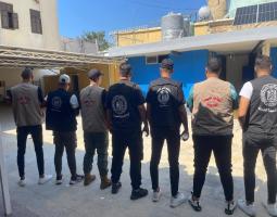 "كرامة الوطن من كرامة أهله"..شعار "مؤسسة معروف سعد" في مراكز ايواء النازحين في صيدا