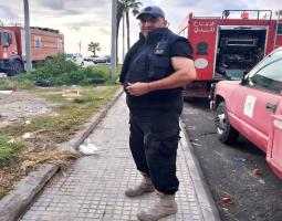 صيدا تشيّع شهيد الدفاع المدني  فهمي الشامي في موكب مهيب