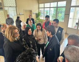 الوزيرة الزين تزور صيدا وحارة صيدا وتتفقد اوضاع النازحين وتلتقي الجهات المضيفة
