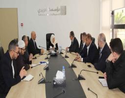 وفد "مقاصد صيدا" يلتقي سعد متضامنا,..ويستعرض الاوضاع العامة مع  البزري والحريري