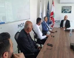 الصيدلي مرجان يلتقي القنصل أبو ظهر  والبحث يتناول أوضاع النازحين في ظل الظروف الراهنة