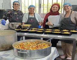 بلدية صيدا تنظم جولات توعية للتاكد من سلامة الغذاء في المطابخ التي تقدّم وجبات ساخنة للنازحين