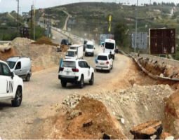 موكب ل "اليونيفيل" عبر جسر برج رحال