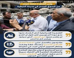 وزير العمل حمل ملفات العمال والمؤسسات المتضررة، متنقلاً بين صيدا والنبطية وصور، للاطلاع على حجم الأضرار