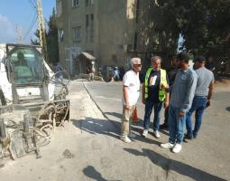 بلدية صيدا تستكمل حملة صيانة شبكات الطرق واعمال تاهيل البنية التحتية