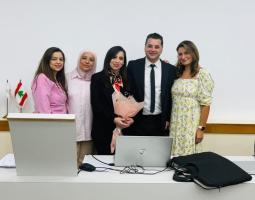 دكتوراه في الهندسة الكهربائية للمهندسة رغدة وليد الحريري بمرتبة «جيد جداً مع الشرف»