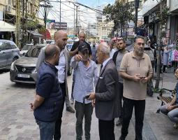 مبادرة عمر مرجان لتأهيل عدد من شوارع سوق صيدا التجاري بمواصفات فنية عالية