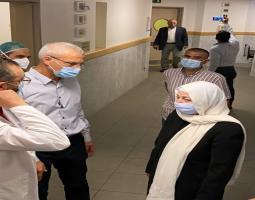 بهية الحريري تتفقد مستشفى صيدا الحكومي وتحيي جهود " الجيش الأبيض " في التصدي لكورونا