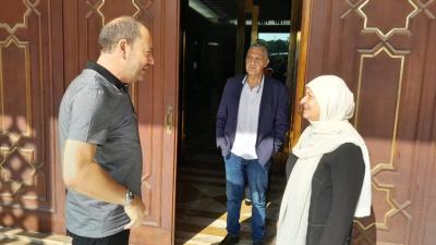 الحريري تلتقي محافظ الجنوب ورئيس بلدية صيدا وتتابع اوضاع  المدينة وشؤون عين الحلوة