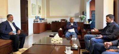 سعد والبزري يطلعان على مشكلة انقطاع المياه في بقسطا - صيدا