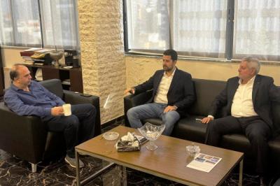 مزهر يلتقي ضاهر لشكره على تامين المازوت لمضخات مياه الشرحبيل في منطقة صيدا