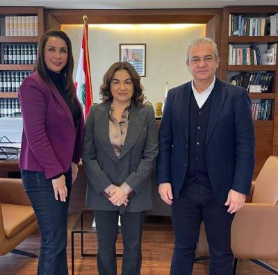 وزيرة الشؤون الاجتماعية تلتقي  رئيس بلدية صيدا والبحث يتناول ملف اجتماعي–تنموي متكامل للمدينة