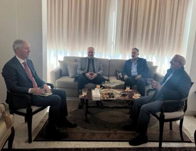 سعد يلتقي السفير البلجيكي والبحث يتناول