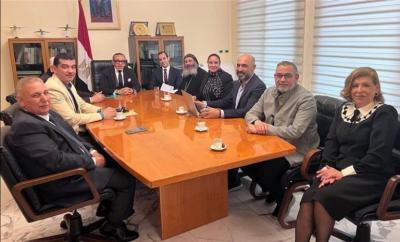 إيمان سعد تبحث مع السفير المصري ووزارة الخارجية أوضاع الجالية المصرية في لبنان في ظل تداعيات الحرب