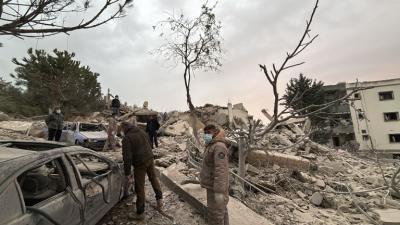 الطيران الحربي الاسرائيلي يستهدف كفرحتى في قضاء صيدا ..ويرتكب مجزرة ودمار كبير في البلدة