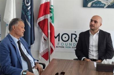 الصيدلي مرجان يلتقي القنصل أبو ظهر والبحث يتناول أوضاع النازحين في ظل الظروف الراهنة