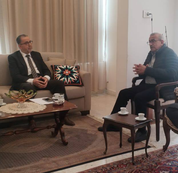 وفد "مقاصد صيدا" يلتقي سعد متضامنا,..ويستعرض الاوضاع العامة مع  البزري والحريري