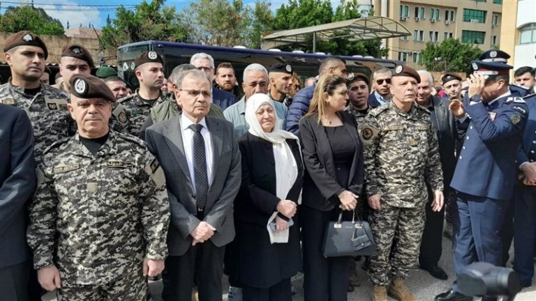 البزري والحريري وحجازي يؤكدون : صيدا فخورة بانها احتضنت شهداء  أمن الدولة الأبطال في وداعهم الأخير