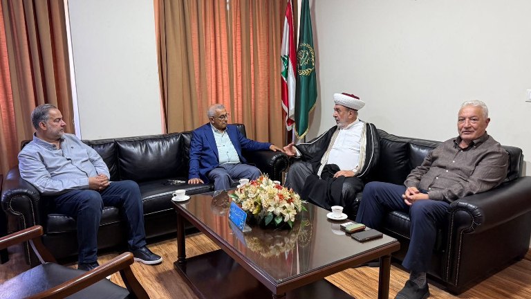 سعد يلتقي المفتي سوسان وتأكيد على تعزيز صمود المدينة في مواجهة العدوان الإسرائيلي