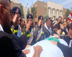 المديرية العامة للدفاع المدني شيعت شهيديها في سرايا صيدا.. خريش: سنبقى على عهدهما ورسالتهما في تقديم التضحيات