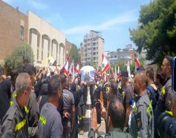 المديرية العامة للدفاع المدني شيعت شهيديها في سرايا صيدا.. خريش: سنبقى على عهدهما ورسالتهما في تقديم التضحيات