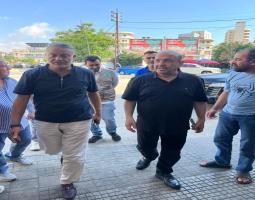 المهندس دنش يزور مركز إيواء "قصر العدل" القديم في صيدا ويلتقي القنصل ابو ظهر