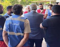 معدات ولوازم طبية ل"فوج الإنقاذ الشعبي" من الصليب الأحمر اللبناني