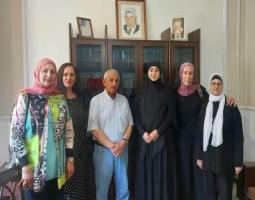 وفدان من مدينتي النبطية وصور  يكرمان النائب سعد ل""وقوفه إلى جانب النازحين، وتأمين مراكز الإيواء والرعاية لهم".